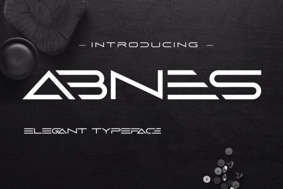 Abnes Display Font for Handmade Creators