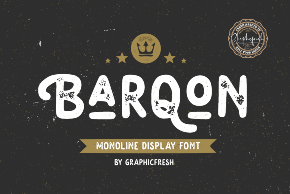 Barqon: A Vintage Display Font for Editorial Impact