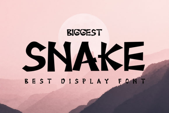 Biggest Snake Font: A Friendly, Confident Display Typeface for Small Brands