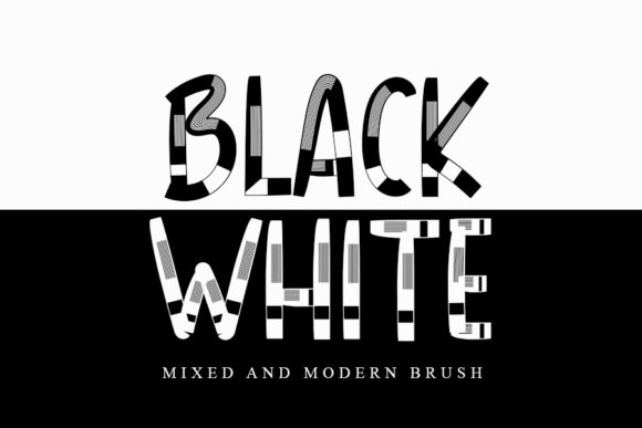 Black White Font: Playful Display Type for Scroll-Stopping Campaigns