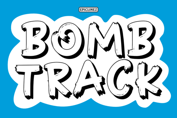 Bomb Track: A Display Font That Commands Attention