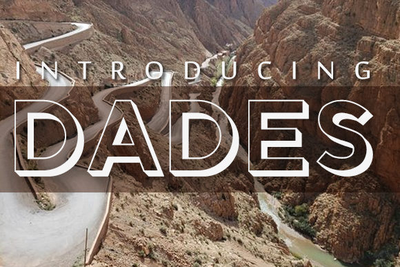 Dades: A Bold Display Font That Anchors Editorial Identity