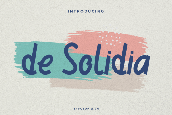 De Solidia: A Clean Display Font for Confident Branding