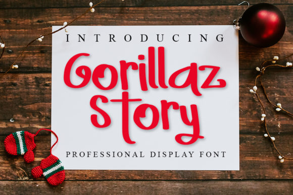 Gorrilaz Story: A Font That Speaks Volumes in Digital Design