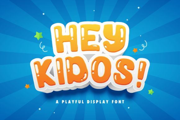 Hey Kidos: A Playful Display Font That Grabs Attention
