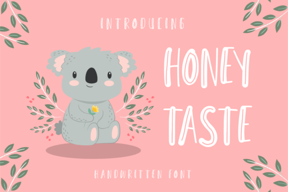 Honey Taste: A Sweet Display Font for Crafters and Designers