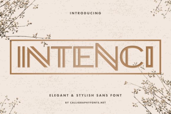 Intenci: A Display Font That Elevates Real Small Business Branding