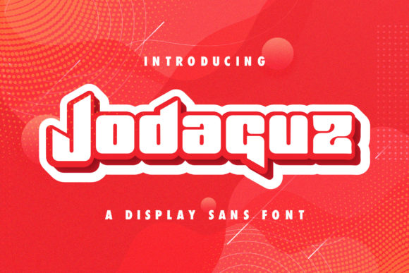Jodaguz: A Bold Display Font for Scroll-Stopping Marketing