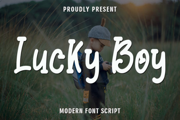 Lucky Boy: A Playful Display Font for Small Business Branding