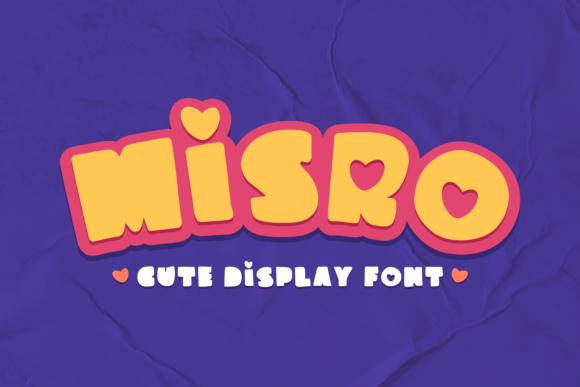 Misro: A Playful Display Font That Delivers Personality