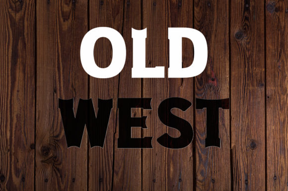 Old West Font: A Rustic Display Typeface That Commands Attention