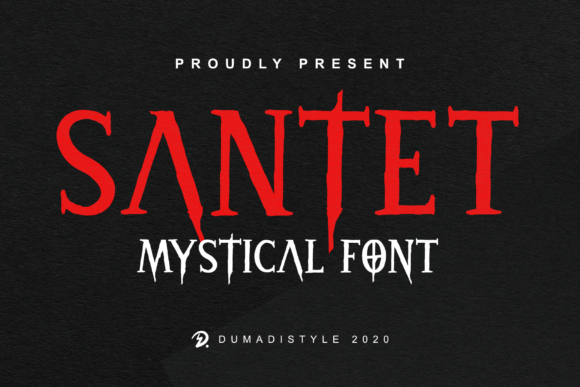 Santet: A Bold Display Font That Elevates Real Business Branding