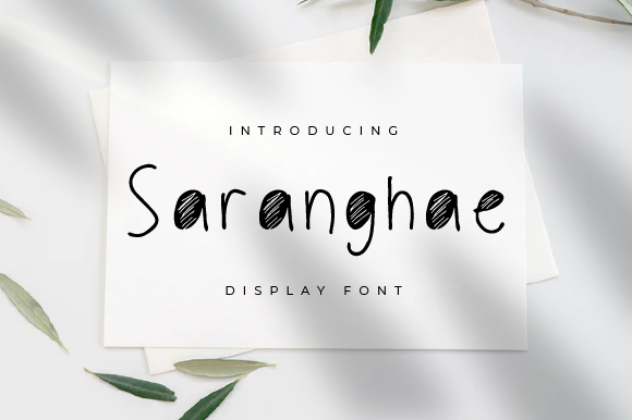 Saranghae: A Playful Display Font That Delivers Joy—Not Just Gimmicks