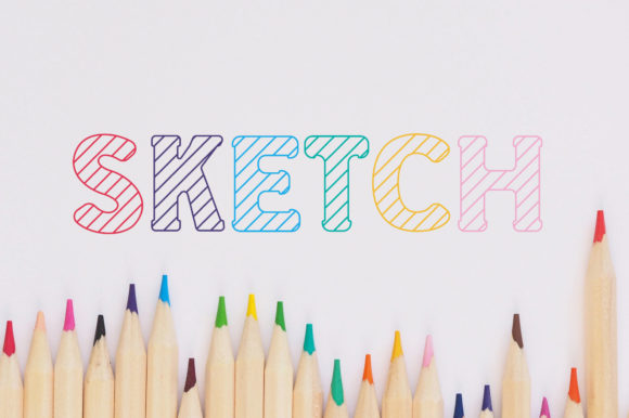 School Sketch: A Playful Display Font for Digital Branding