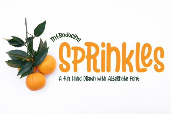 Sprinkles: A Playful Display Font with Real-World Charm