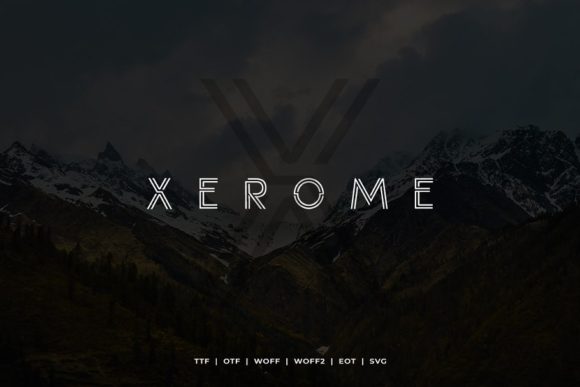 Xerome: A Modern Font for Dynamic Campaigns